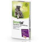 Vetoquinol Drontal Dog Flavour, antiparazitar intern pentru caini, 1 tableta