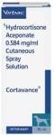 Virbac Cortavance Spray, 76 ml tratament dermatoze la caini (100559)