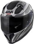 Givi 50. Z Titanium/Negru/Alb Casca Moto Față întreagă ECE 22.06 cu Sunvisor GIV000KRA238 (GIV000KRA238)