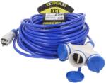 kel Cablu prelungitor albastru 25m, 3 prize (W-01202)