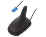 4CARMEDIA Antena Shark AM/FM Opel GM Neagră 12V 87-108MHz (ANT.S18)
