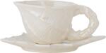 Bloomingville Cana cu farfurioara Shellie 150 ml (82072685)