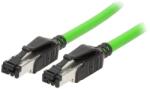 HARTING Patch cord SF/UTP 5 sârmă Cu PVC verde 3m 22AWG Fire: 4 - Patch cord verde 3m 22AWG SF/UTP (09457710025)