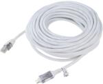 Goobay Cablu USB 3.1 RJ45 mufă, USB C mufă nichelat 15m alb F/UTP - Cablu de internet USB-C 15m alb (74181)