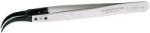 LINDSTRÖM Pensetă cu vârf curbat, 130mm (TL 7CFR-SA)