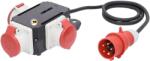 as - Schwabe Tablou Electric AS SCHWABE 5G1, 5mm2 Negru 1, 5m 3 Prize 16A Cod 60526 (60526)
