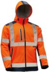 VIZWELL Bluză softshell L avertizare portocaliu-bleumarin (VWJK177ON/L)
