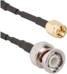 Amphenol Rf Cablu coaxial 2m BNC tată - SMA tată, 50, Amphenol RF (095-850-249M200)