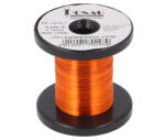 Donau Elektronik Sârmă de Cupru Argintată 0, 15mm Portocalie 100m (LD15-7)
