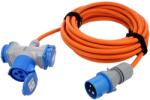 Goobay Prelungitor alimentare Goobay 10m 3G2, 5mm2 16A gumă portocalie 76266 (76266)