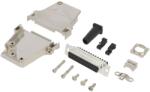 Amphenol Conector D-Sub 25 Pin Mamă Unghi 45° cu Șurub pe Cablu (L17D45ZF25-RG+L77DB25SST)