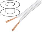 Goobay Cablu difuzor 2x0, 75mm2 alb OFC (15103)