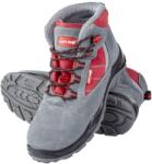 LAHTI PRO Ghete LAHTI PRO L3011942 mărimea 42, gri-roșu, piele chamois, rezistente la intemperii (L3011942)