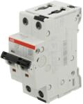 ABB Întrerupător de supracurent 415VAC Inom: 2A Poli: 2 Caract: K - Întrerupător de supracurent 415VAC 2A (2CDS382001R0277)