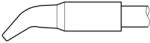 JBC TOOLS Vârf şurubelniţă îndoită 3, 2x1, 5mm (C250418)