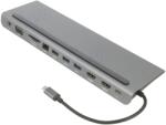 VCOM Stație de andocare USB 3.0 100W, gri (CU4705)