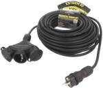 kel Prelungitor alimentare KEL 3x2, 5mm2 3 prize 25m 16A guma negru (W-01195)
