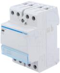 HAGER Contactor HAGER 4 poli 40A 24VAC NO x4 pentru instalații, temperatură -10÷50°C (ESD440)