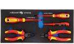 Högert Technik Șurubelnițe izolate, set 5 bucăți (HT7G139) Trusa unelte