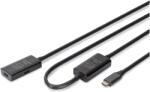 ASSMANN Repeater USB 3.2 Gen 1 DA-73109, Amplificator Semnal 10m, 5Gbps Negru (DA-73109)