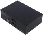ASSMANN DS-12851 Întrerupător KVM USB 2.0 Negru 4K UHD 2160p (DS-12851)