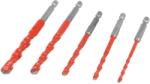 ALPEN-MAYKESTAG Set de burghie oțel 5 bucăți, 4-10mm (0000100805100) Burghiu