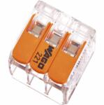 WAGO Conector WAGO 221-413, compact pentru 3 fire (221-413)