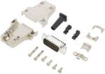 Amphenol Conector D-Sub 15 pini tată drept cu terminal șurub pe cablu (L17DTZF15-RG+L717DA15PST)