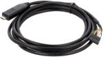 Delock Cablu USB 2.0 USB-C 6 pini 2m 26AWG negru DELOCK 63947 (63947)
