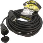 kel Prelungitor alimentare KEL 3x2, 5mm2 25m 16A cu 1 priză negru (W-99170)