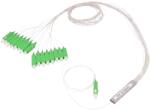 Fibrain Splitter SC/APC Gold pentru Conexiune FPLC (FPLC-G0-2-116-90-1-2-X1-3-SCA-SCA)