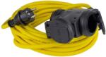 as - Schwabe Prelungitor alimentare 3 prize, 3m, IP44, galben - AS SCHWABE (61451)