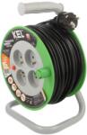 kel Cablu prelungitor bobinat PVC negru 15m (W-97367)