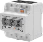 Qoltec Contor digital 3-fazat LCD, montare pe șină DIN (50900)