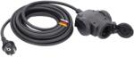 as - Schwabe Prelungitor Alimentare AS SCHWABE 3G2, 5mm2 10m Negru 3 Prize Cod 60446 (60446)