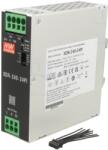 MEAN WELL Alimentator pulsatoriu 240W 24VDC pentru şină DIN - Eficienţă 95% (XDR-240-24PI)