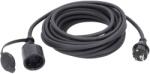 as - Schwabe Prelungitor alimentare AS SCHWABE 3G1, 5mm2 25m negru cu 1 priză cod 60370 (60370)