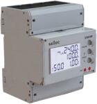SELEC Contor digital LCD pentru șină DIN, 3-fazat (EM4M-3P-C-100A)