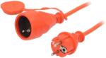JONEX Prelungitor alimentare JONEX 3x1, 5mm2 PVC portocalie 40m (PS-170S/IP44-40)