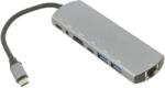 VCOM Adaptor USB 3.0/3.1 Nichelat 0.15m Negru 5Gbps Argintiu (CU465)