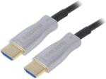 Qoltec Cablu HDMI 2.0 Optic 10m Negru (50473)