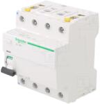 Schneider Electric Întrerupător diferenţial 63A 300mA 4P 400VAC (A9Z24463)