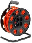 JONEX Prelungitor alimentare JONEX 3x1, 5mm2 bobinat 30m cu 4 prize PVC 10A (PS-B2T/30-1.5)