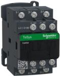 Schneider Electric Contactor 3P 24VDC 18A, TeSys D (LC1D186BD)