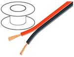Goobay Cablu difuzor 2x2, 5mm2 litat CCA Goobay negru-roșu (15024)