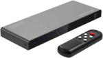 ASSMANN Switch HDMI 2.1 DIGITUS HDCP 2.2 negru cu telecomandă și cablu USB-C (DS-55334)