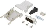Amphenol Conector D-Sub 15 pini tată pe cablu (L17DTSL15-RG-LJS-T+L717DA15PST)