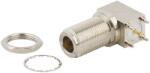 Amphenol Conector unghi 90° N mamă - aurit (172363)
