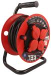 kel Prelungitor bobinat 4 prize negru 3x1, 5mm2 (W-98685)