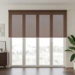 vidaXL Външна ролетна щора с блокировка на UV 90% Таупе 350 x 140 cm (42036153)